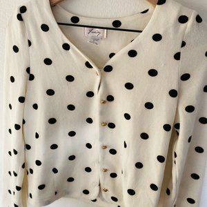 Vintage Polka Dot Cardigan